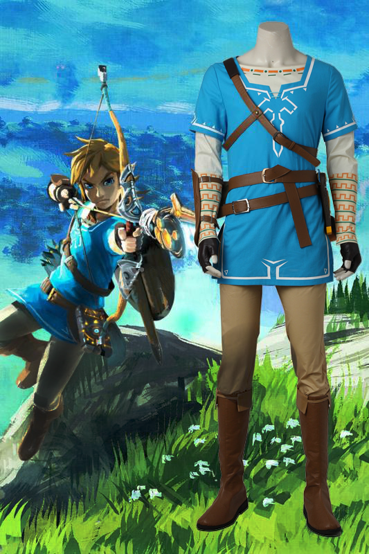 The Legend Of Zelda: Breath Of The Wild Link Cosplay Costume