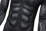 Venom Eddie Brock Black Spiderman Jumpsuit Cosplay Costume