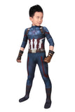 Avengers Infinity War Captain America Steve Rogers Jumpsuit For Kids