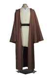 Star Wars Jedi Knight Obi-Wan Kenobi Cosplay Costume With Cloak