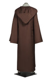 Star Wars Jedi Knight Obi-Wan Kenobi Cosplay Costume With Cloak
