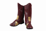 DC TV Drama The Flash Season 2 Barry Allen Cosplay Costume With Boots