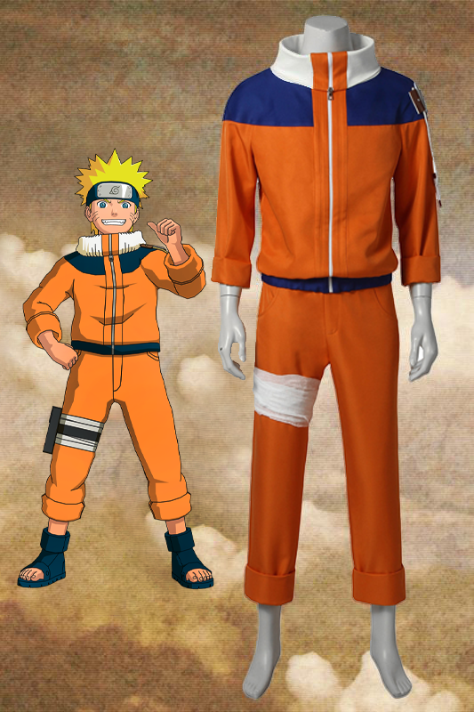 Naruto Uzumaki Naruto Cosplay Costume New Style