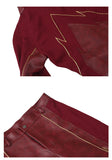 DC TV Drama The Flash Season 2 Barry Allen Cosplay Costume With Boots