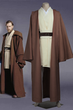 Star Wars Jedi Knight Obi-Wan Kenobi Cosplay Costume With Cloak