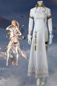 NieR Automata Commander YoRHa Costume Cosplay Dress White