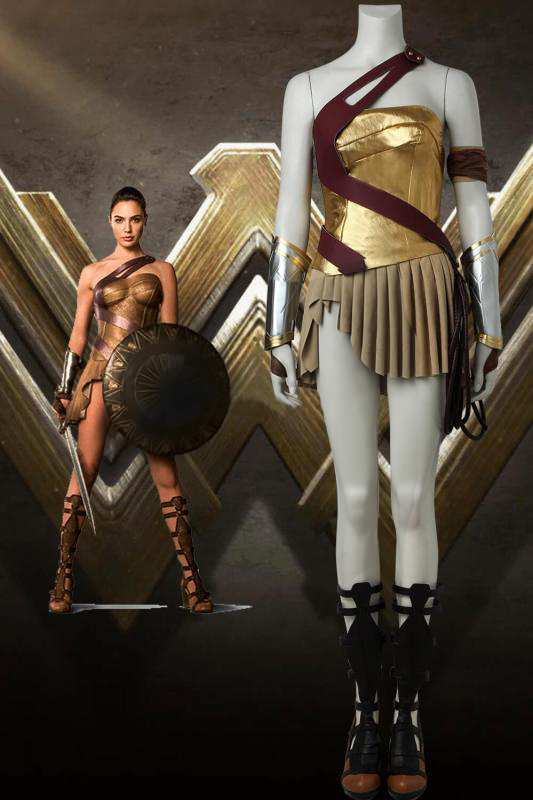 2017 Movie Wonder Woman Diana Princess Costume Cosplay