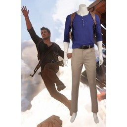 Game Uncharted 4 A Thief's End Nathan Drake Cosplay Costume