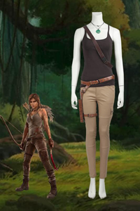 Tomb Raider Season 9 Lara Croft Outfits Cosplay Costume