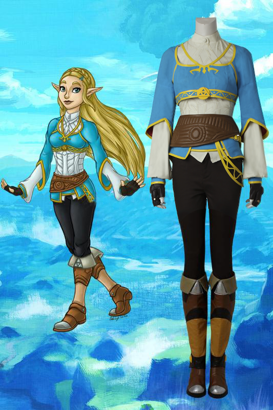 The Legend Of Zelda: Breath Of The Wild Princess Zelda Cosplay Costume