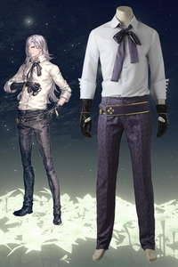NieR Automata Adam Cosplay Costume White Suit Halloween Carnival Outfit