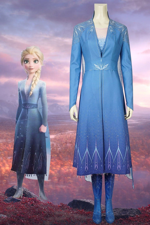 Disney Frozen 2 Elsa Cosplay Costume – AAACosplay