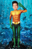 Aquaman Arthur Curry Jumpsuit For Kids
