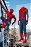 New Spiderman: Homecoming Peter Benjamin Parker Cosplay Costume Jumpsuits With Mask And Wrister