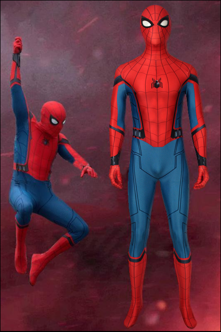 Spider-Man Far From Home Spiderman Peter Parker Jumpsuit Style B