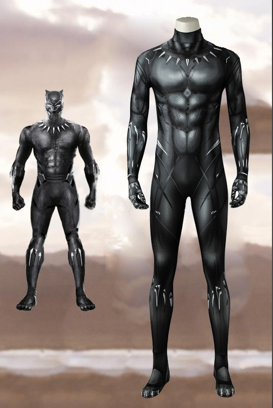 2018 Black Panther T'Challa Cosplay Costume