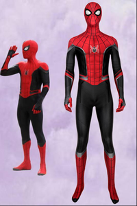 New Spider-Man Far From Home Spiderman Peter Parker Cosplay Costume