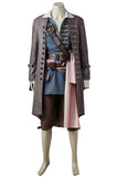 Pirates Of The Caribbean: Dead Men Tell No Tales Captain Jack Sparrow Cosplay Costume (Including Wig And Not Boot)