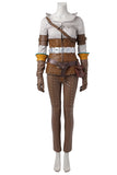 The Witcher 3 Wild Hunt Cirilla Cosplay Costume With Boots