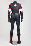 Marvel Avengers: Age Of Ultron Captain America Steve Rogers Cosplay Costume