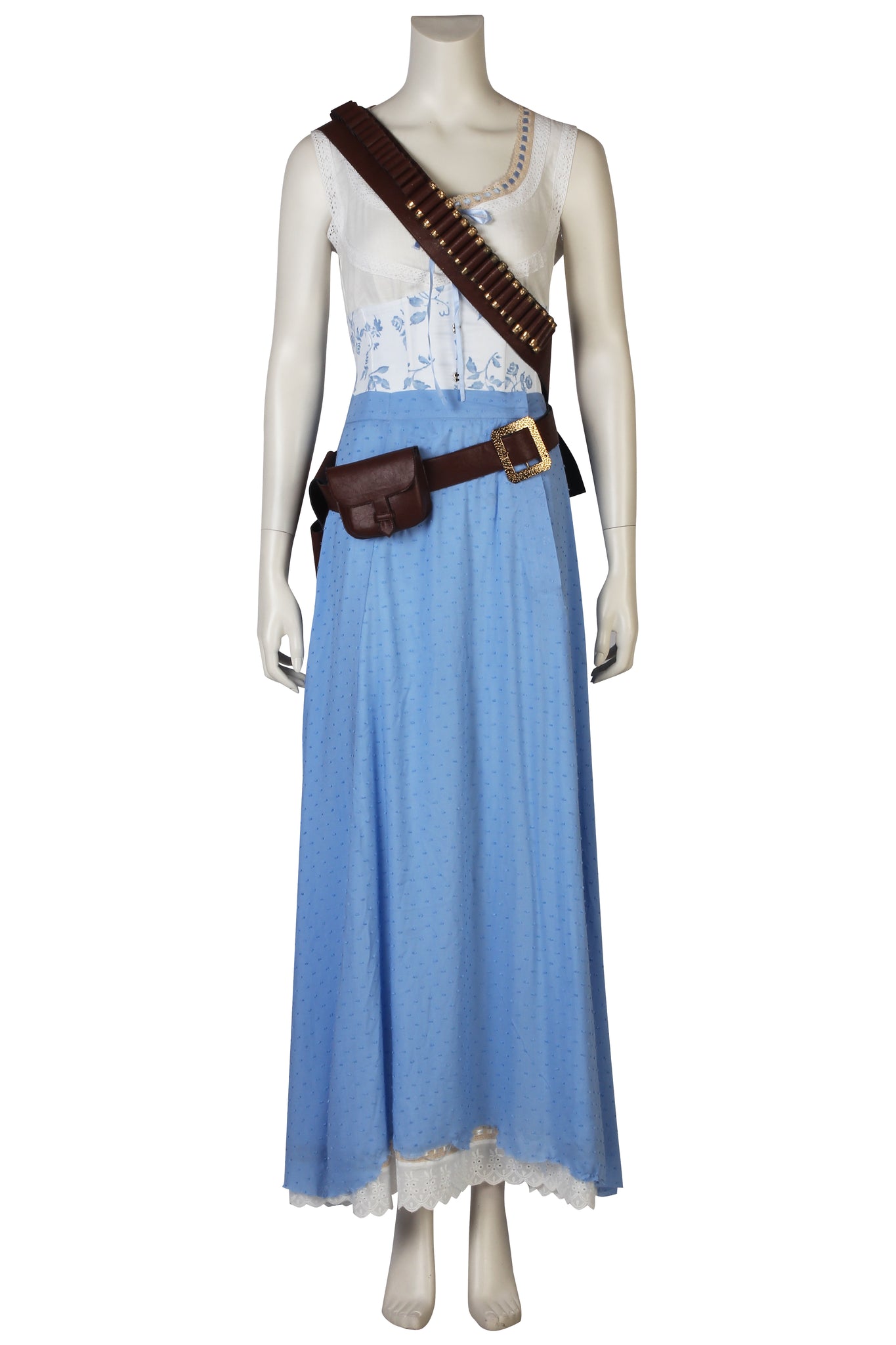 dolores westworld blue dress Dolores Abernathy's (Evan Rachel Wood) blue dress replica as seen in Westworld S01E10
