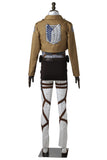 Anime Attack On Titan Survey Corps Levi Rivaille Rival Ackerman Cosplay Costume With Boots