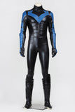 DC Batman Arkham City Nightwing Cosplay Costume Jumpsuit With Eye Mask