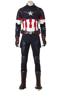 Marvel's The Avengers 2 Age Of Ultron Captain America Steve Rogers Cosplay Costume