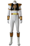 Mighty Morphin Power Rangers Tommy Oliver White Power Ranger Cosplay Costume With Boots