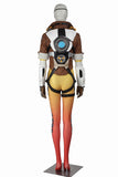 Game Overwatch OW Tracer Lena Oxton Yellow Cosplay Costume