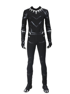 Marvel Captain America: Civil War Black Panther T'Challa Cosplay Costume