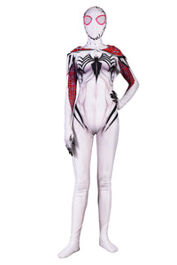 Women Venom Spider Gwen Stacy Jumpsuit Cosplay Costume