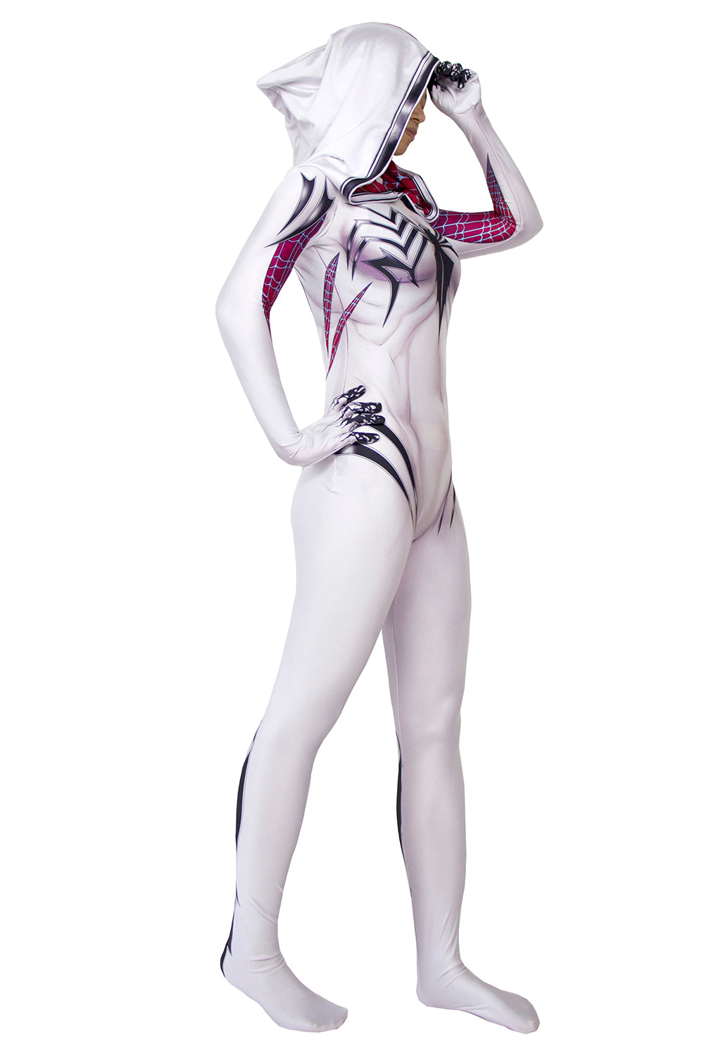 Women Venom Spider Gwen Stacy Jumpsuit Cosplay Costume – AAACosplay