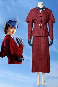 Film Mary Poppins Returns Mary Cosplay Costume
