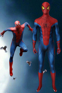 New The Amazing Spiderman Jumpsuit Cosplay Costume