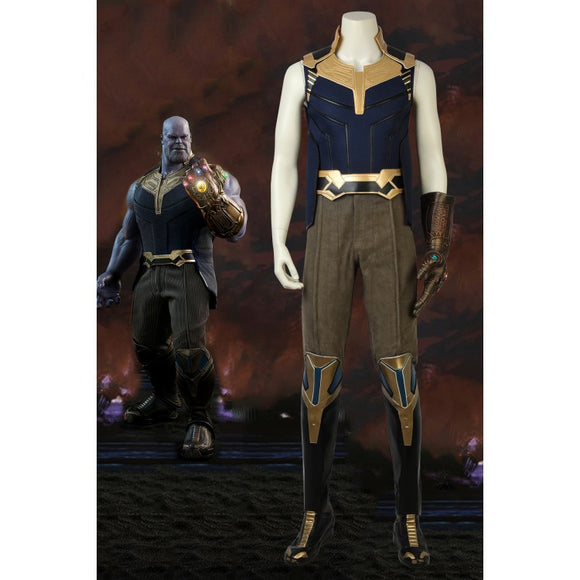 Avengers 3: Infinity War Thanos Cosplay Costume With Boots