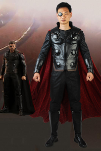 Avengers: Endgame Avengers 3: Infinity War Thor Odinson Cosplay Costume With Boots