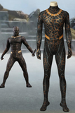 Black Panther Erik Killmonger Golden Jaguar Jumpsuit Cosplay Costume