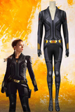 2020 Movie Black Widow Natasha Romanoff Black Jumpsuit