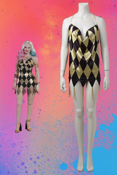 DC Suicide Squad Harley Quinn Sexy Dress Cosplay Costume – AAACosplay