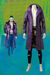 DC 2016 Movie Batman Suicide Squad Task Force X Joker Cosplay Costume Upgraded