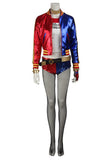 DC Batman Suicide Squad Task Force X Harley Quinn Cosplay Costume