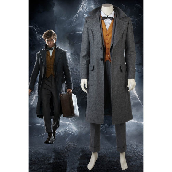 Fantastic Beasts The Crimes Of Grindelwald Newt Scamander Cosplay Costumes