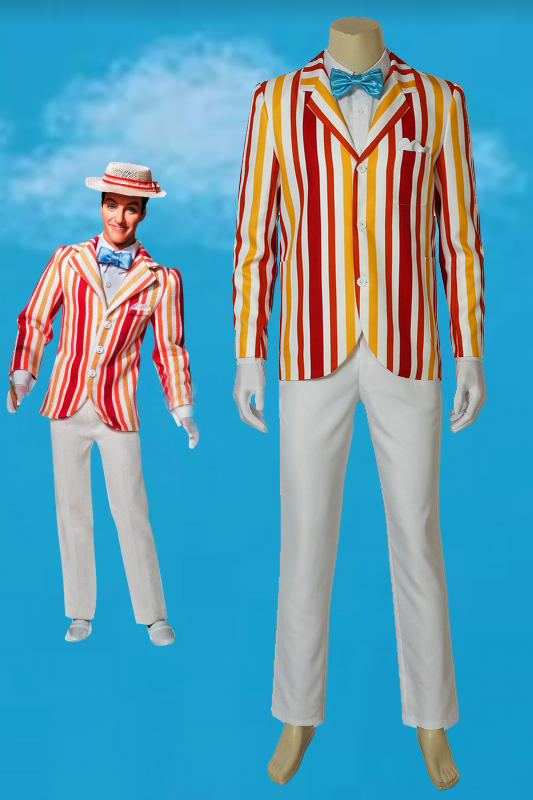 Film Mary Poppins Bert Dick Van Dyke Cosplay Costume