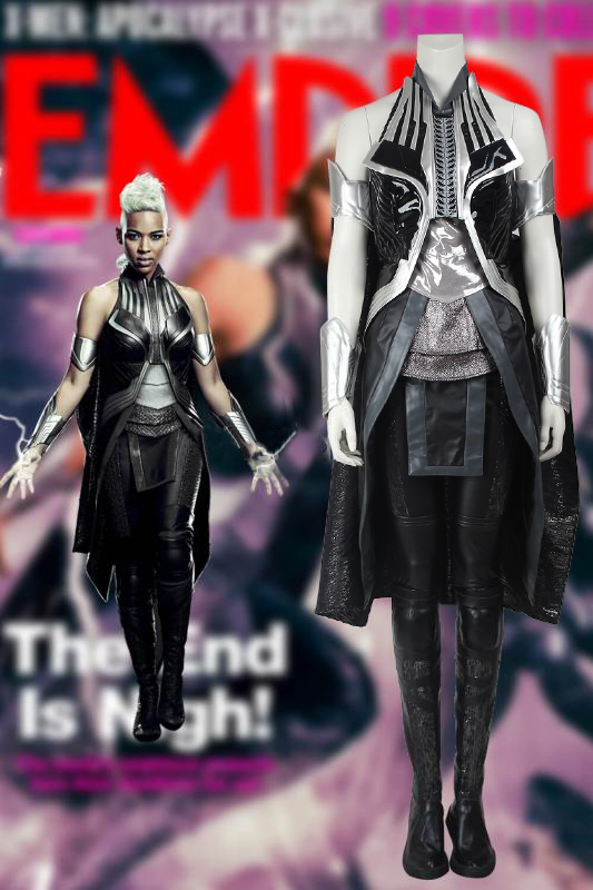 Marvel X-Men: Apocalypse X Men Storm Ororo Munroe Cosplay Costume With Boots