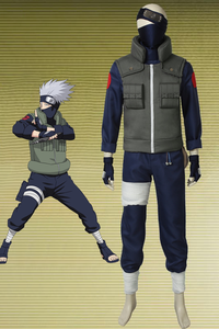 Naruto Hatake Kakashi Cosplay Costume New Style AAACosplay