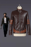 Marvel X-Men Wolverine Logan Huge Jackman Leather Jacket Cosplay Costume Coat