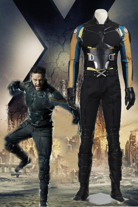 Marvel X-Men Wolverine Logan Huge Cosplay Costume Battle Suits