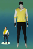 Pokemon Go Yellow Team Valor Mystic Instinct Trainer Cosplay Costume For Men With Hat
