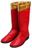 Power Rangers DinoThunder AbareRed Connor Cosplay Boots